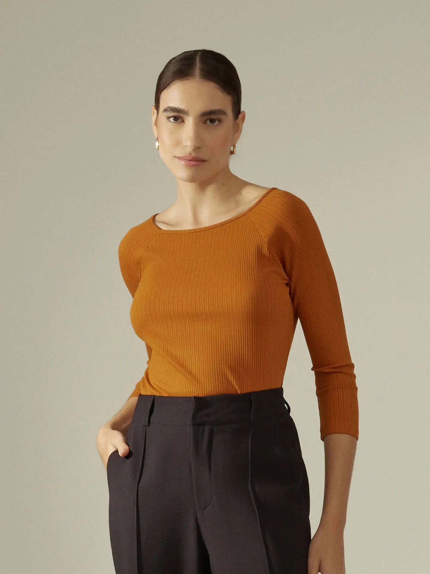 Blusa Carvalho Ocre