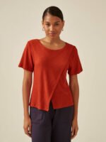 Blusa Cruzada Laranja